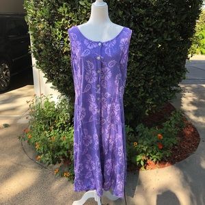 Purple Hawaiian Dress